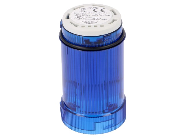 Semnalizator: luminos bec BA15D albastră 12÷250VDC 12÷250VAC - imagine 10